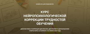  Курс нейропсихологической коррекции трудностей обучения. 3 блока 